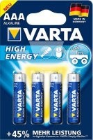 Varta 4903 High Energy  Micro Batterie AAA 4Stk. Pkg.