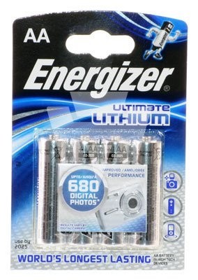 Energizer Ultimate Lithium Batterie 1,5V AA, 4er Pkg.