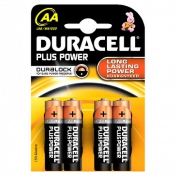 Duracell MN1500 Plus Power Mignon Batterie AA 4Stk. Pkg.