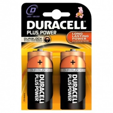 Duracell MN1300 Plus Power Mono Batterie D 2Stk. Pkg.
