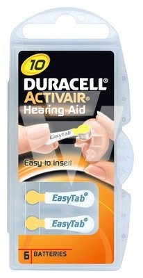 Duracell Hörgerätebatterie D10 Activair
